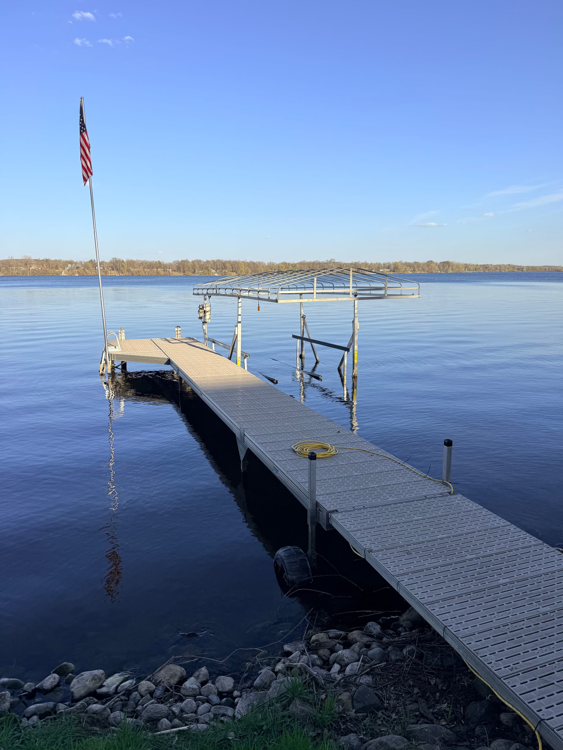 Gallery photos for Custom Stainless Wheel Assemblies Saved This Sauk Centre Boat Lift: Image #9