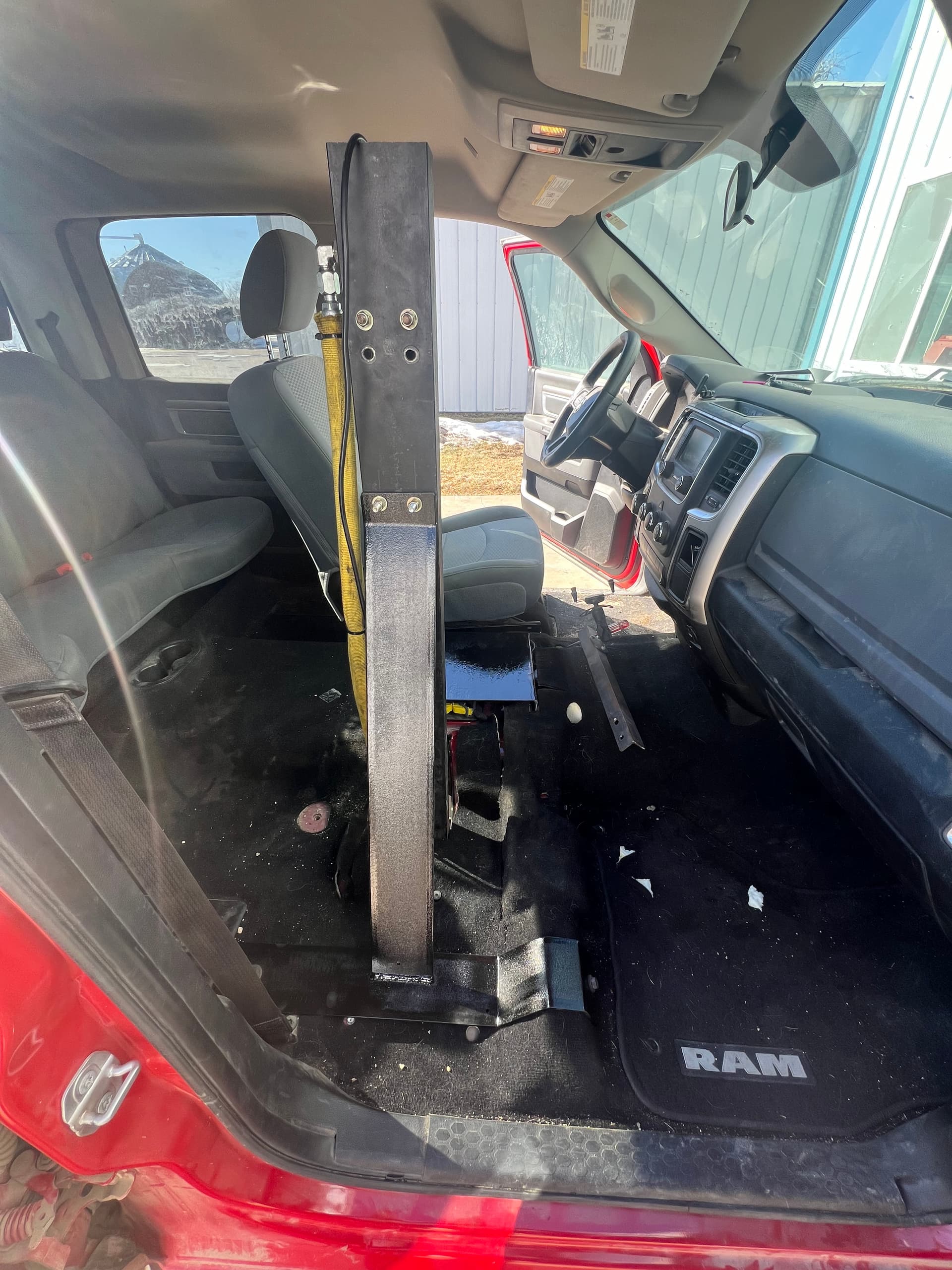 Gallery photos for Custom Soil Sampler Mounting for a Truck: Image #2