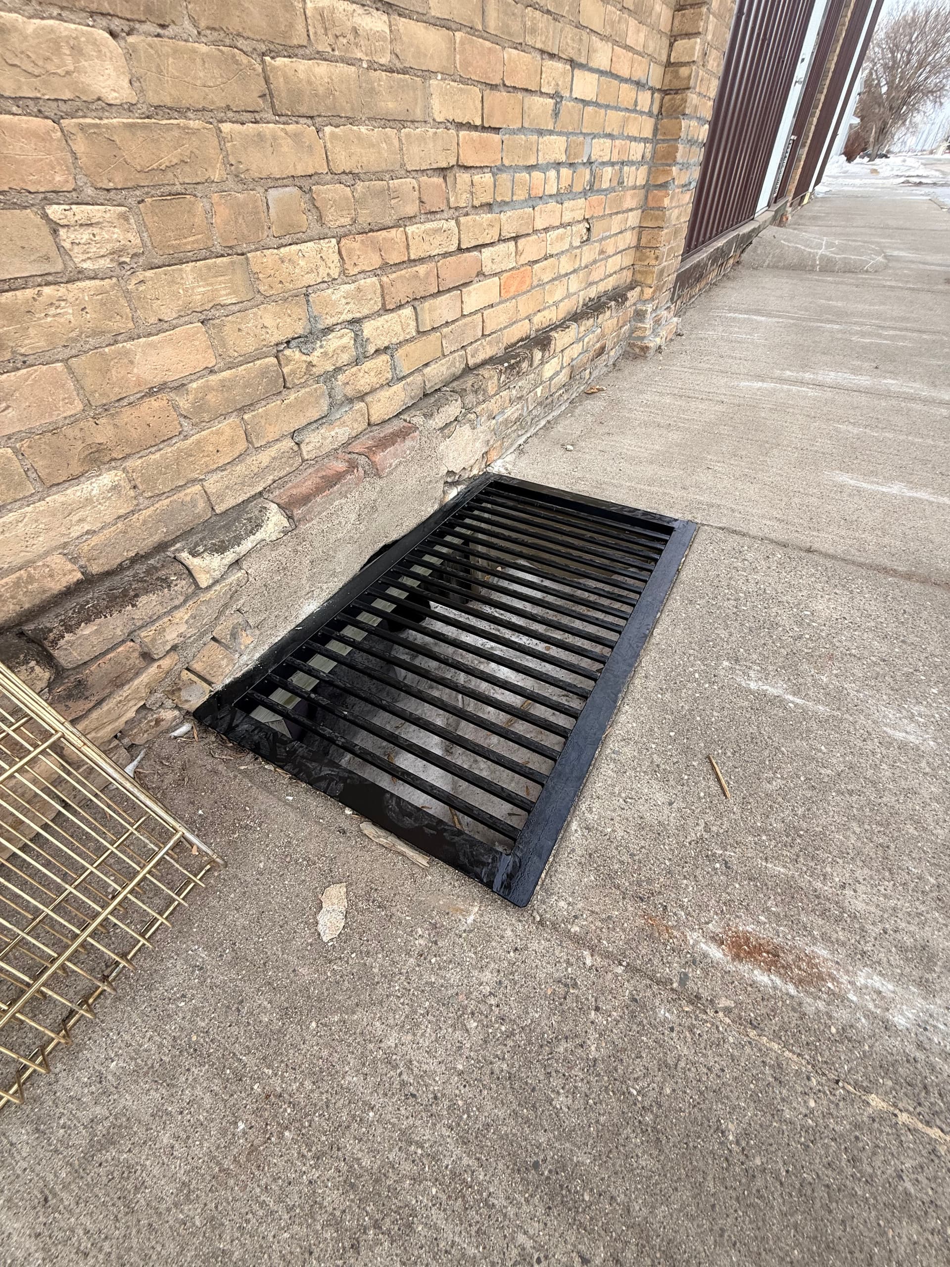 Custom Steel Grate for Kindred Grocery Store Installation