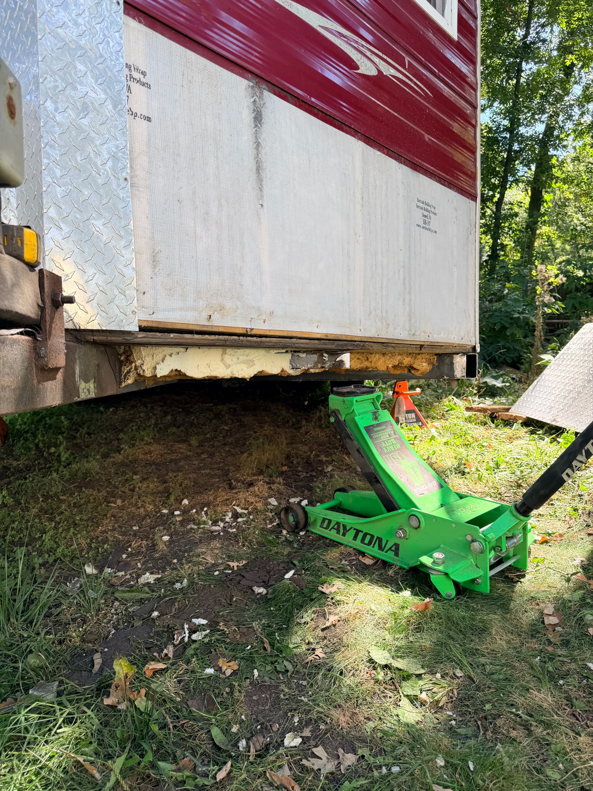 Gallery photos for Fish House Frame Repair at Lake Reno Resort in Alexandria MN: Image #4