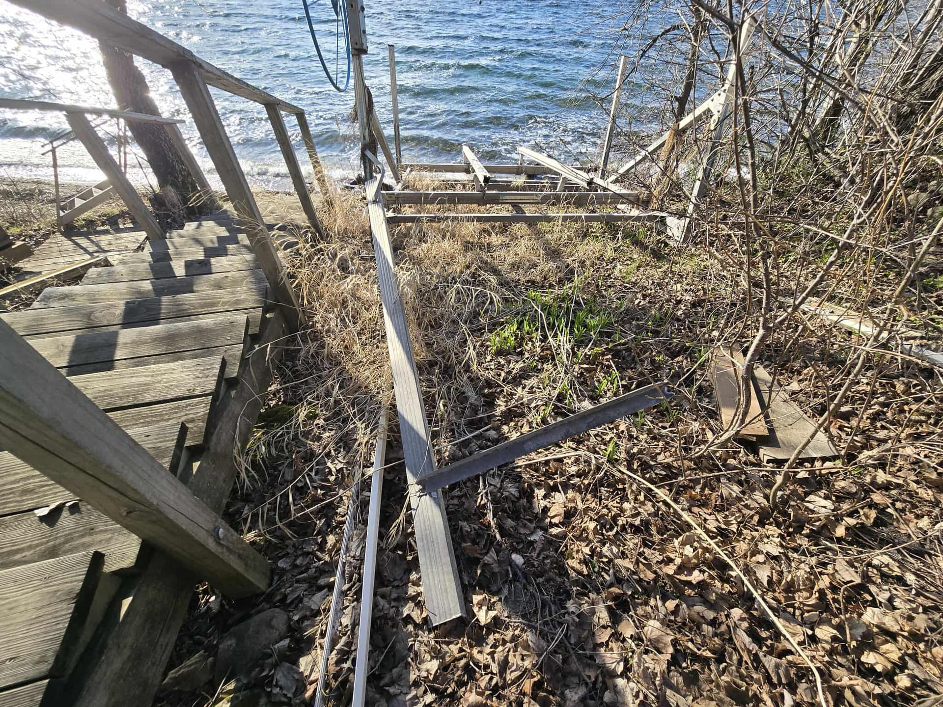 Dock Repair Success at Lake Lida image