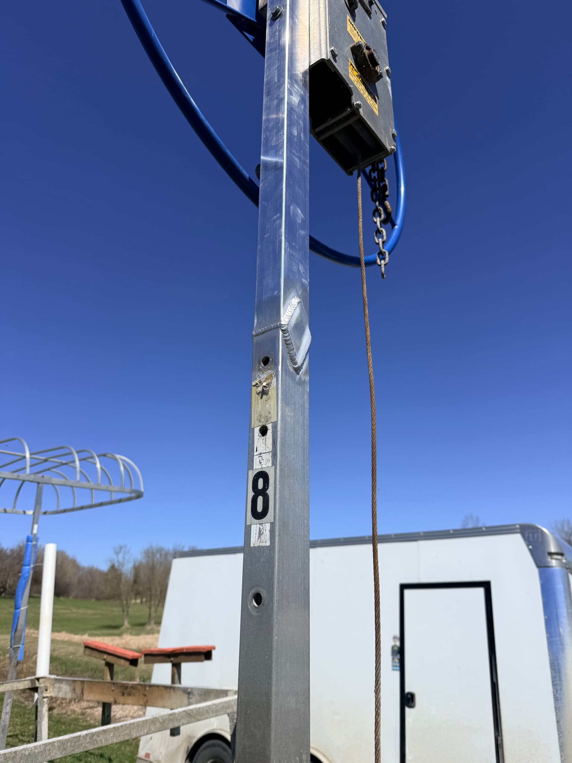 Gallery photos for Custom Boat Lift Crank Extension Built for Lake Mary's Bigfoot Resort: Image #5