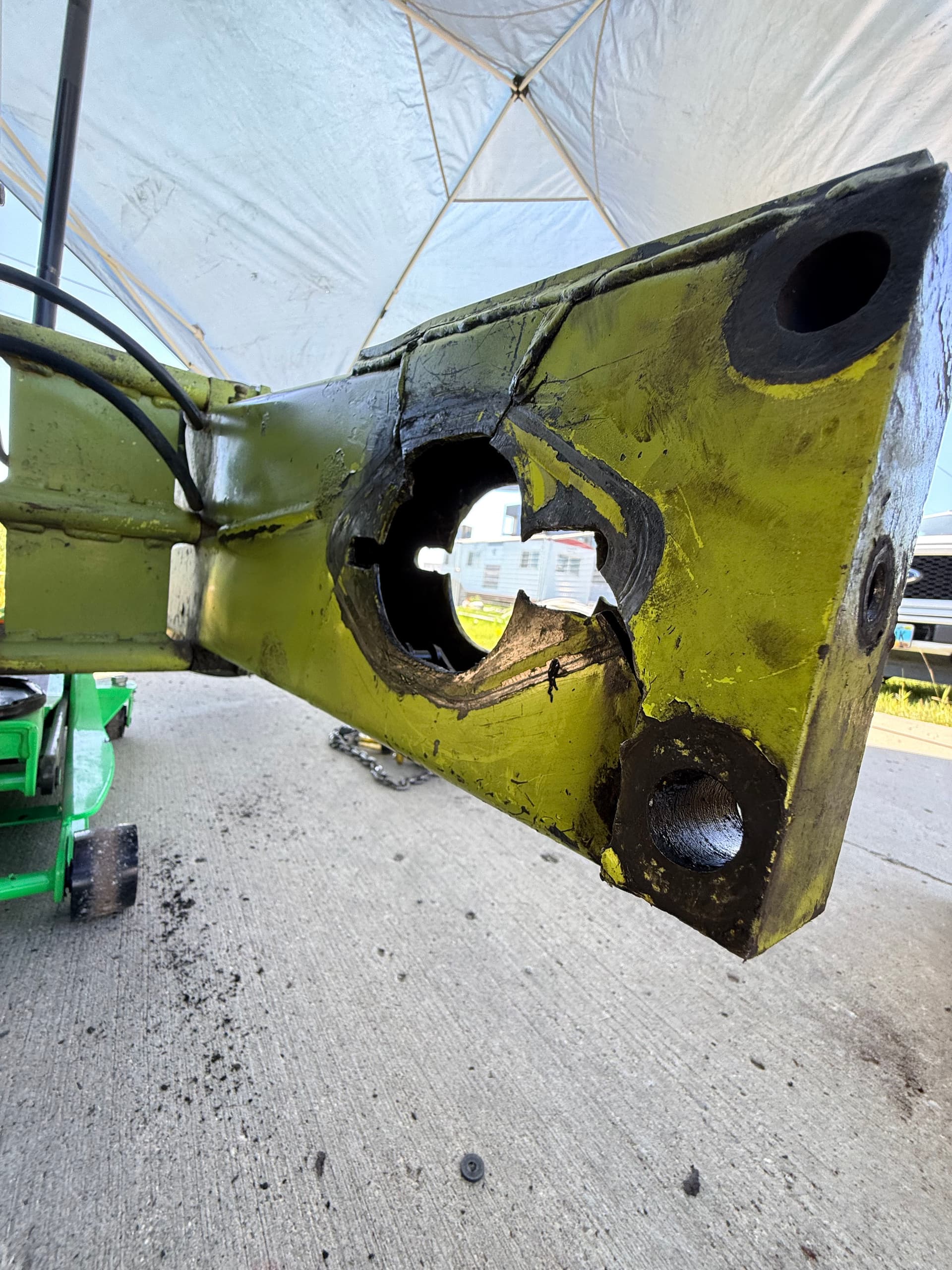 Gallery photos for Donkey Forklift Steering Arm Repair and Reinforcement in Fargo: Image #3