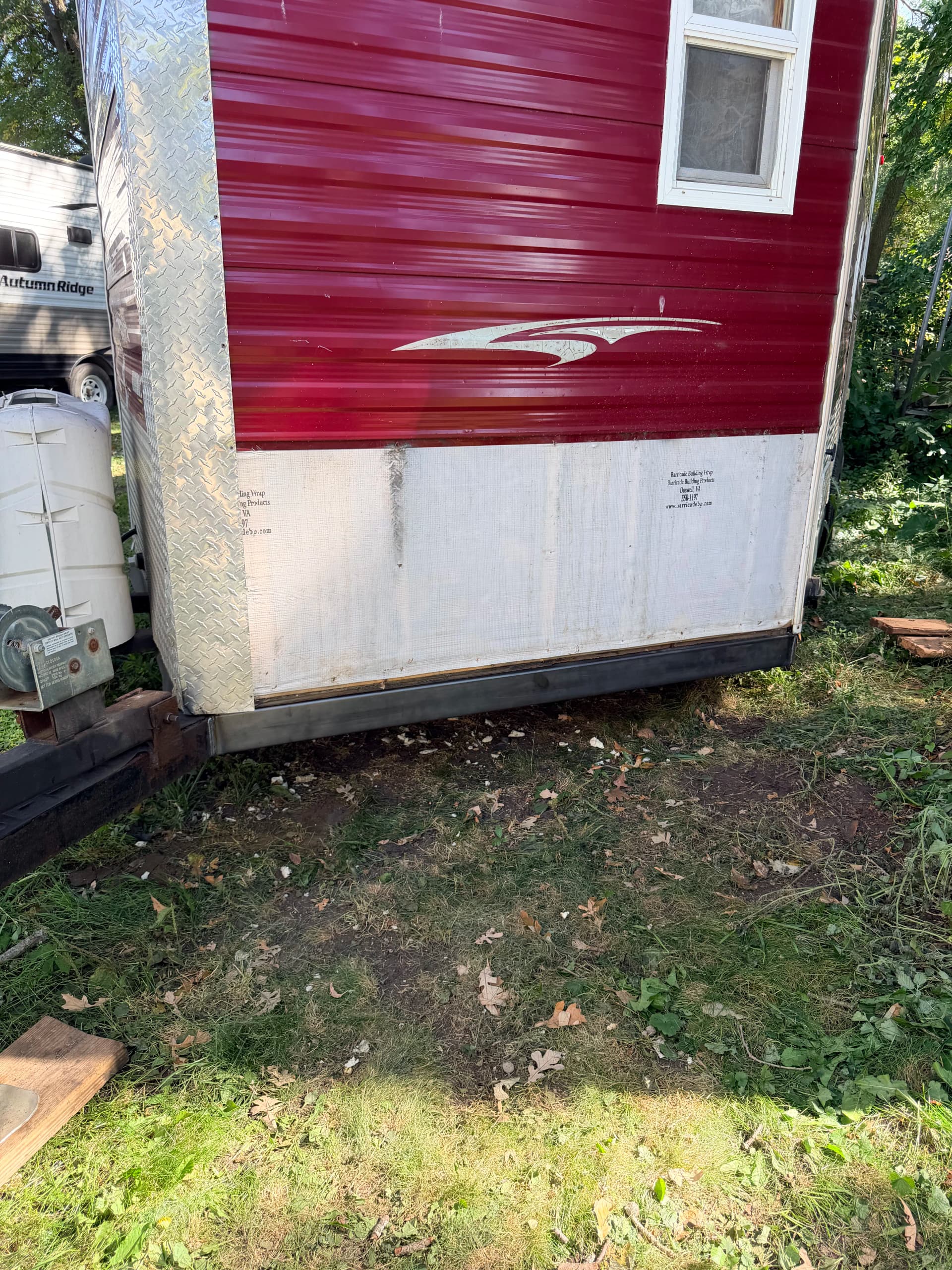 Gallery photos for Fish House Frame Repair at Lake Reno Resort in Alexandria MN: Image #5