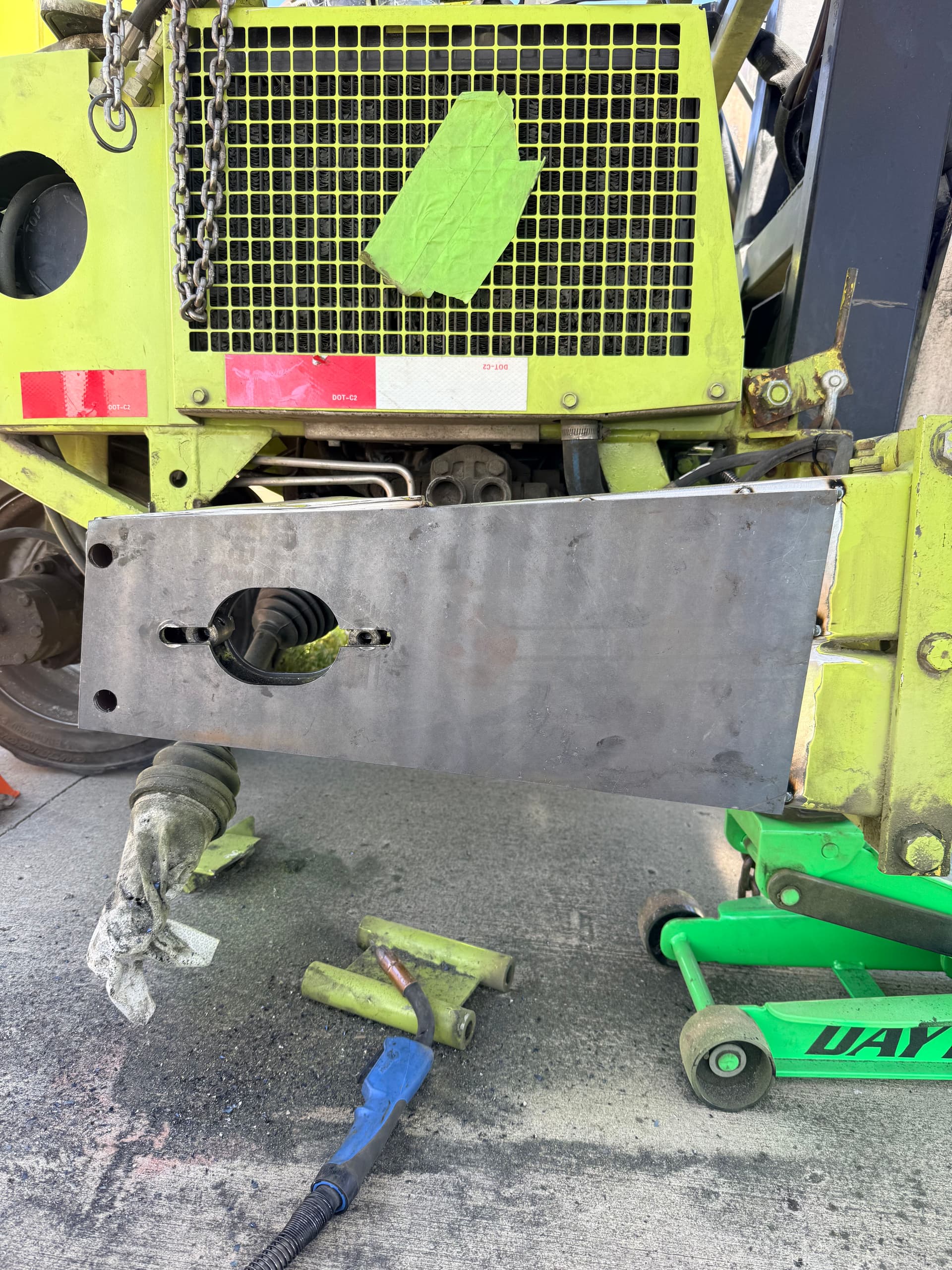Gallery photos for Donkey Forklift Steering Arm Repair and Reinforcement in Fargo: Image #4