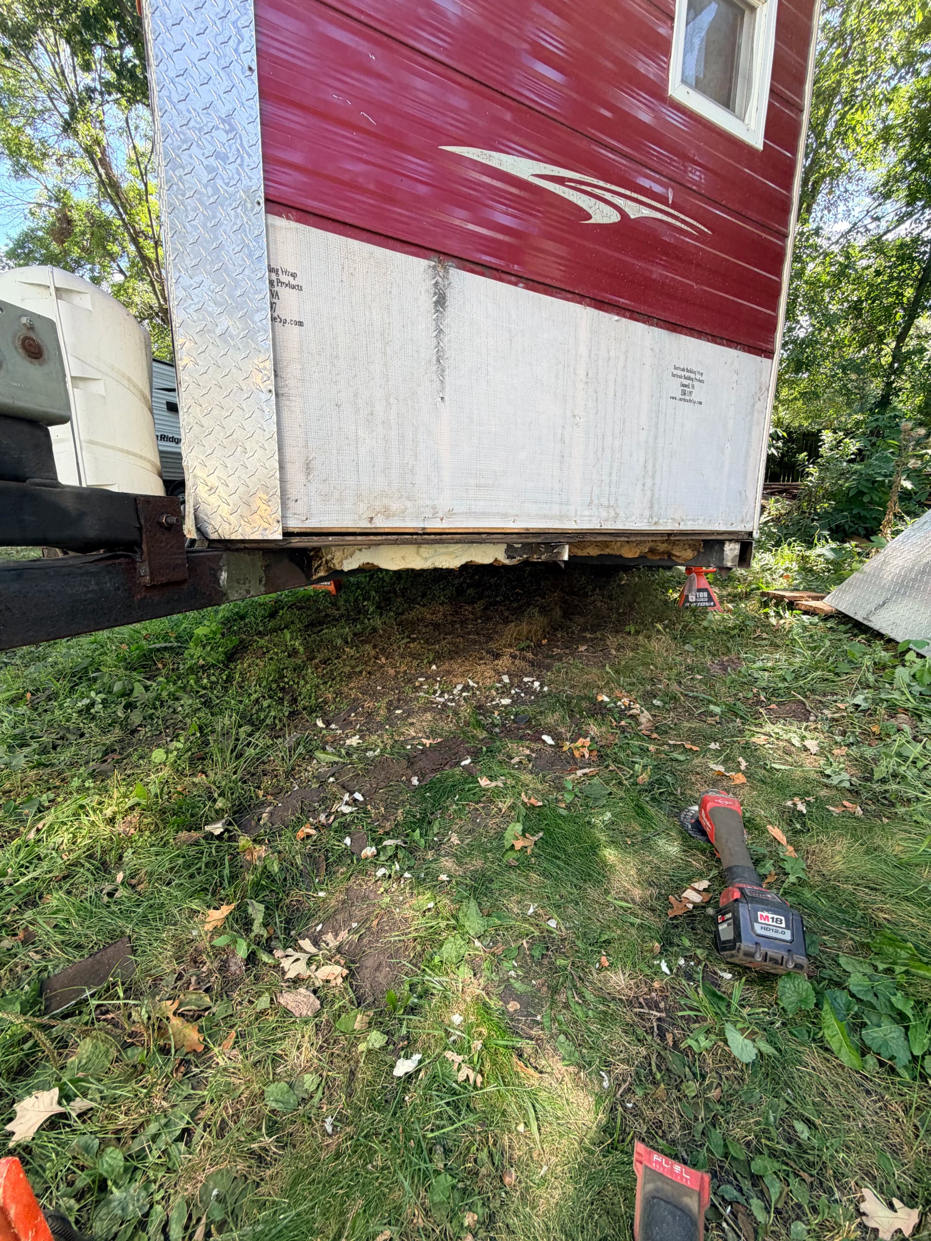 Gallery photos for Fish House Frame Repair at Lake Reno Resort in Alexandria MN: Image #3