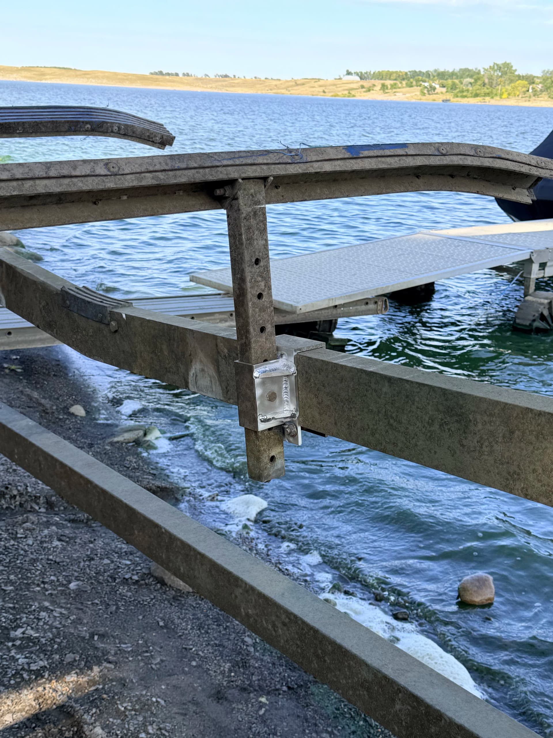 Gallery photos for Boat Lift Bracket Repair and Reinforcement at Jamestown Reservoir: Image #6
