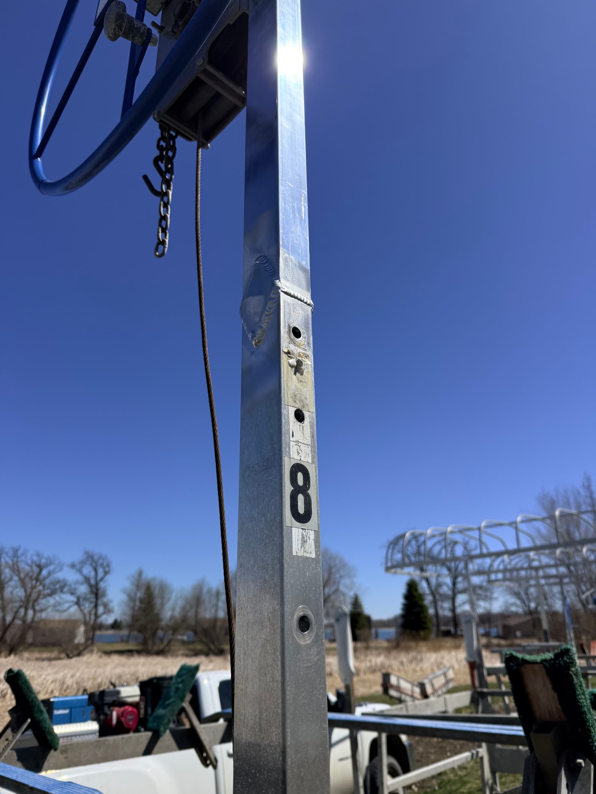 Gallery photos for Custom Boat Lift Crank Extension Built for Lake Mary's Bigfoot Resort: Image #6