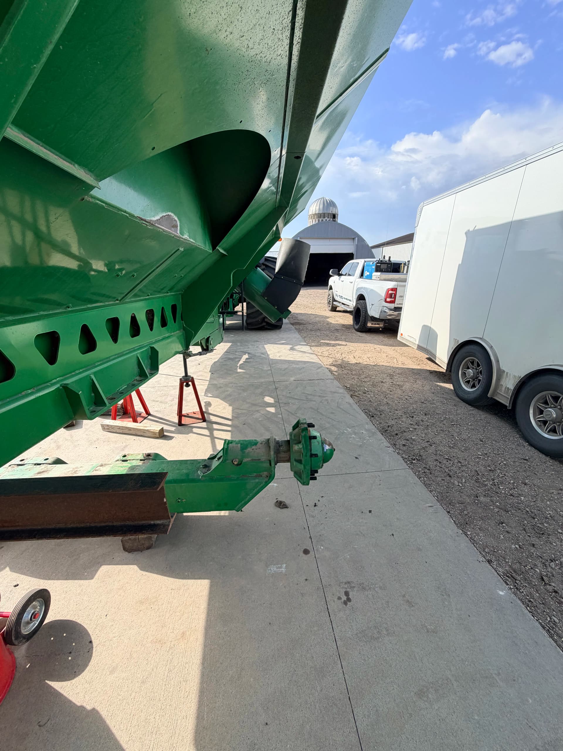 Grain Cart Frame Repair Before Harvest Hits image