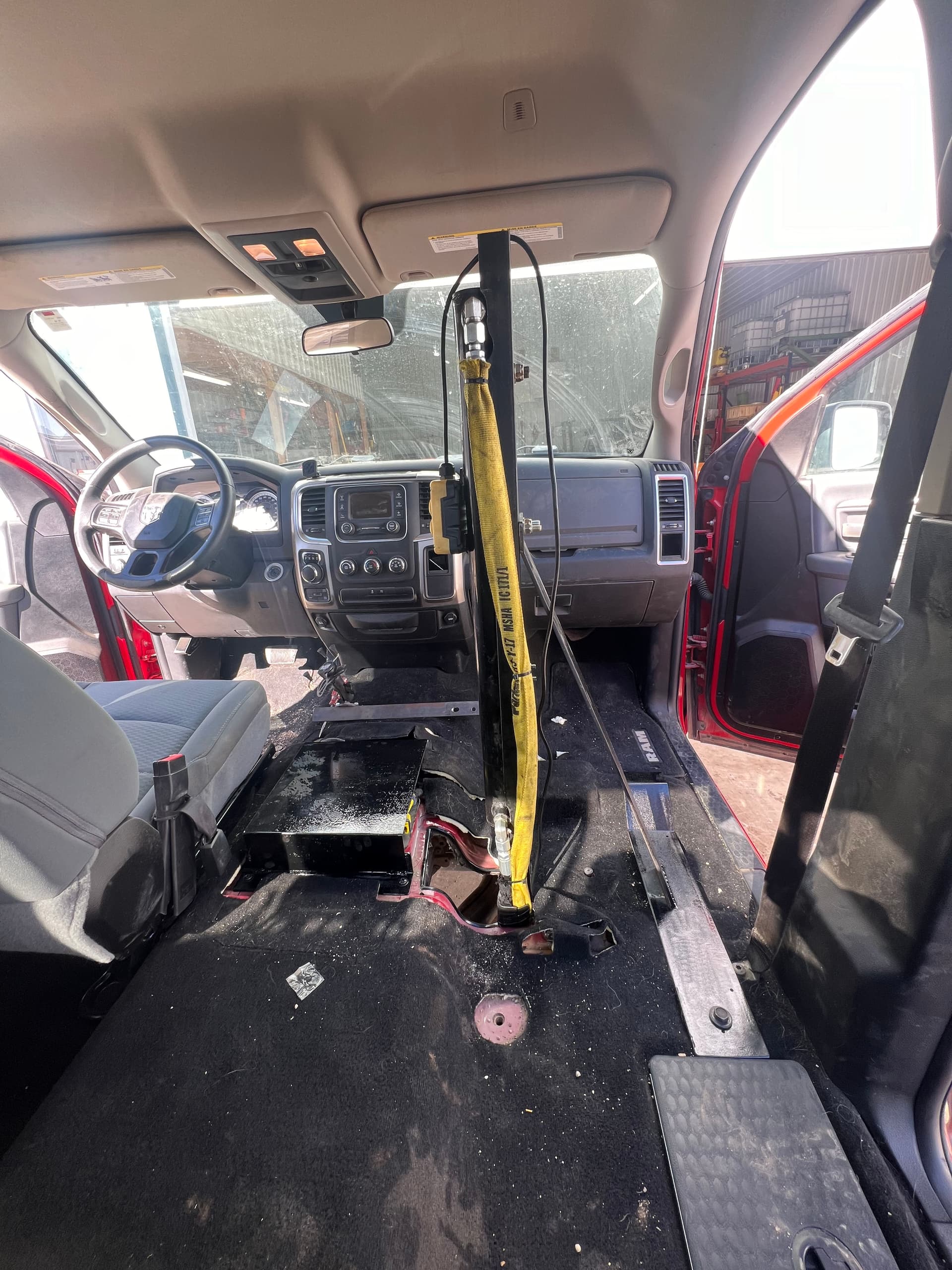 Gallery photos for Custom Soil Sampler Mounting for a Truck: Image #1