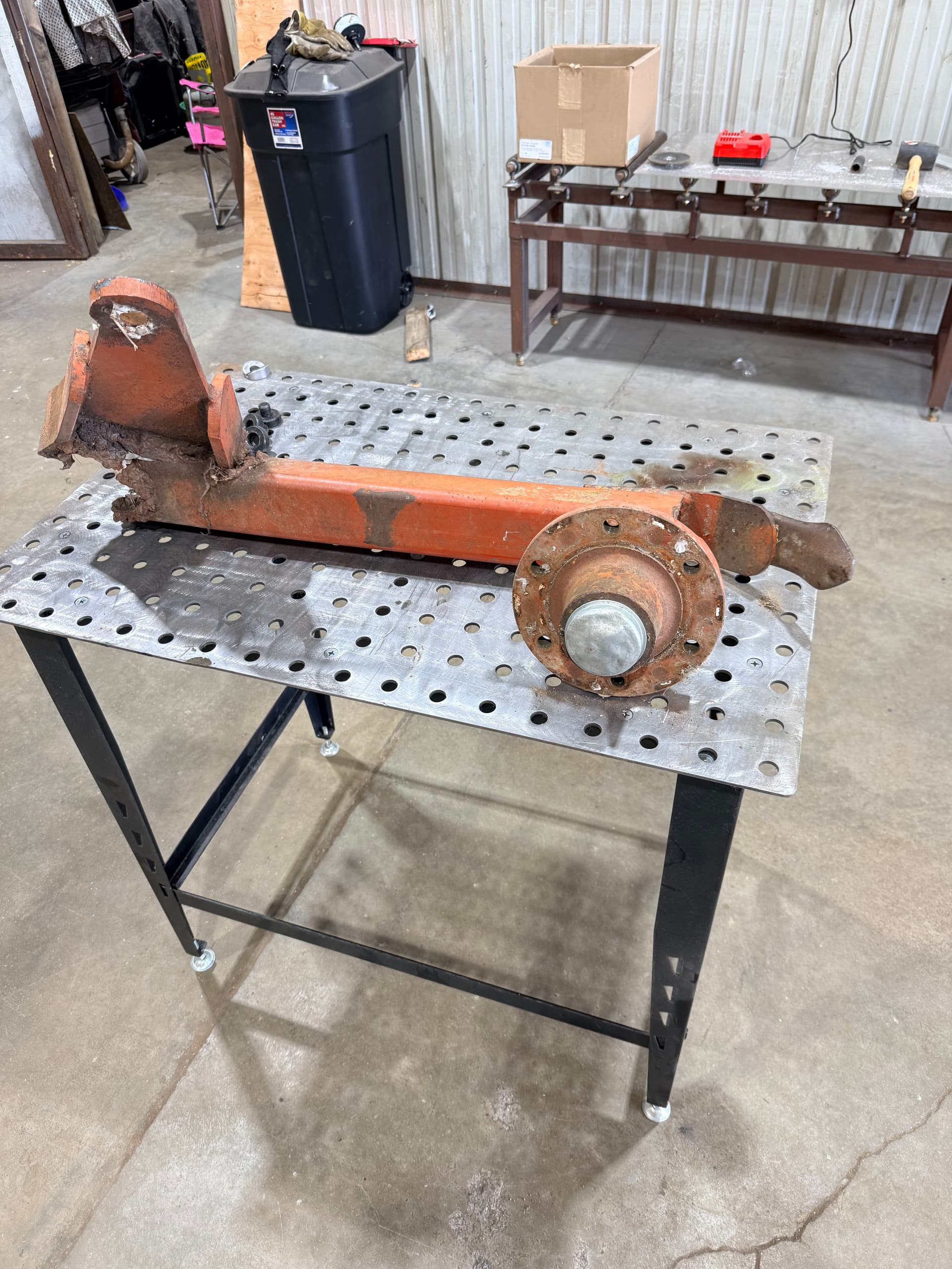 Gallery photos for Broken Baler Axle Rebuilt and Back in the Field Near Nome ND: Image #1