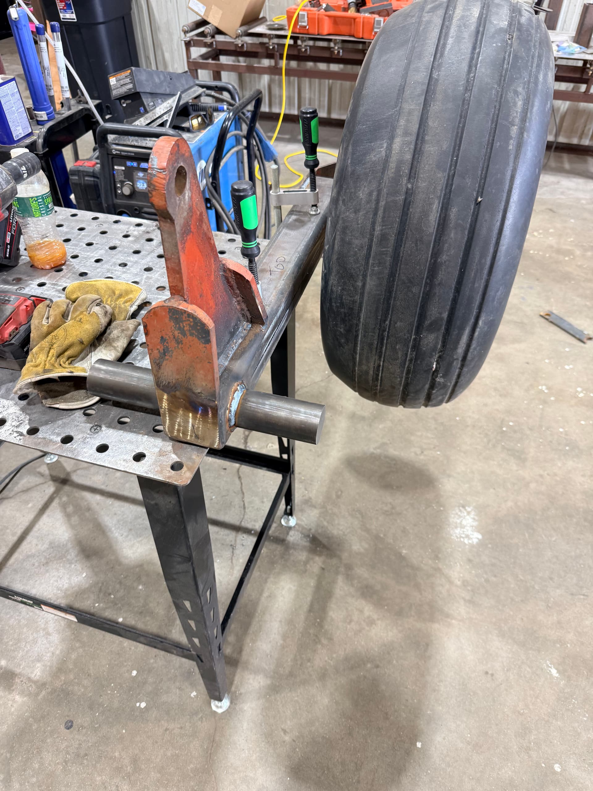 Gallery photos for Broken Baler Axle Rebuilt and Back in the Field Near Nome ND: Image #3