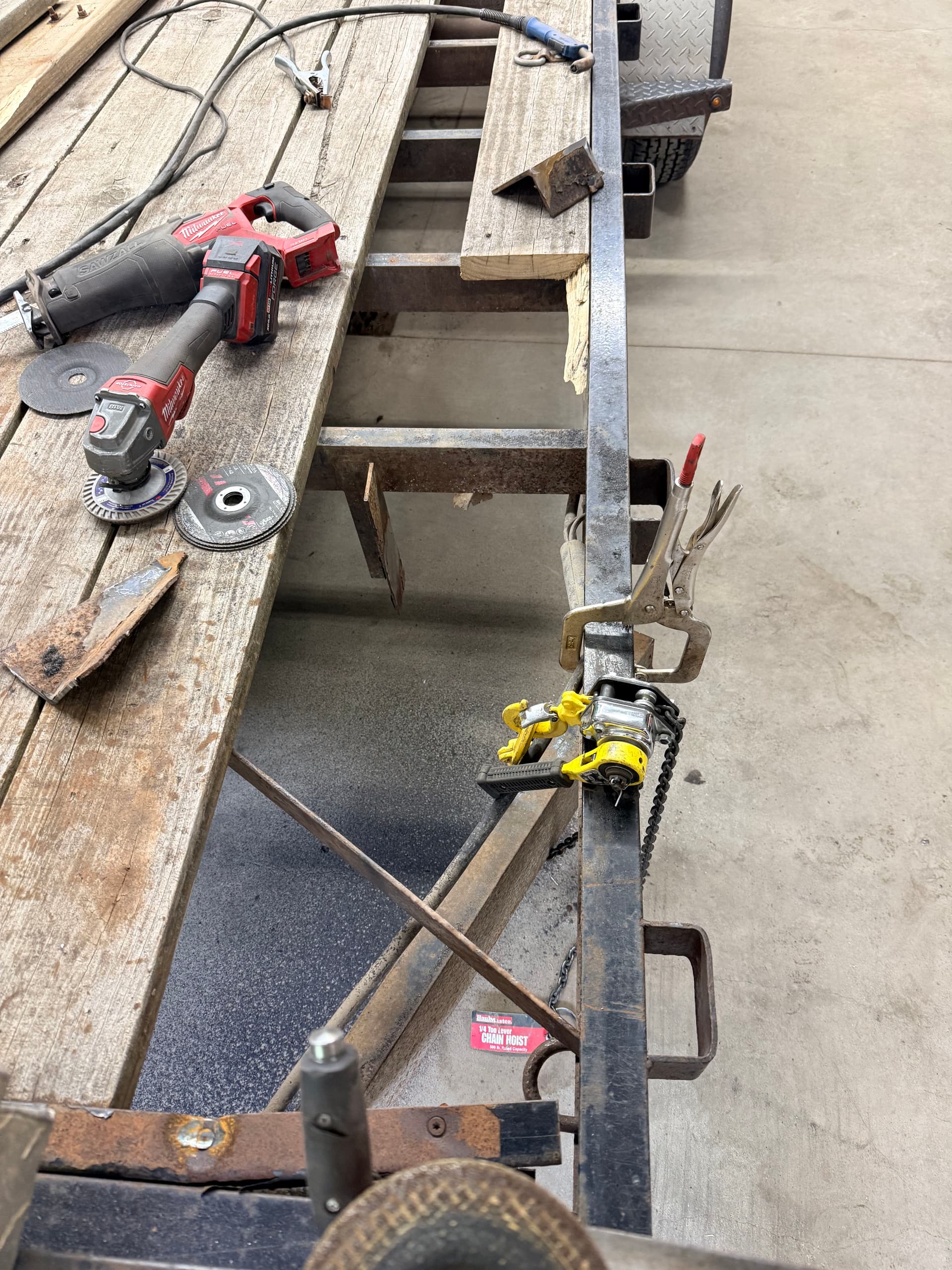 Gallery photos for Tilt Trailer Assembly Repair in Hawley MN Earns 5-Star Review: Image #2